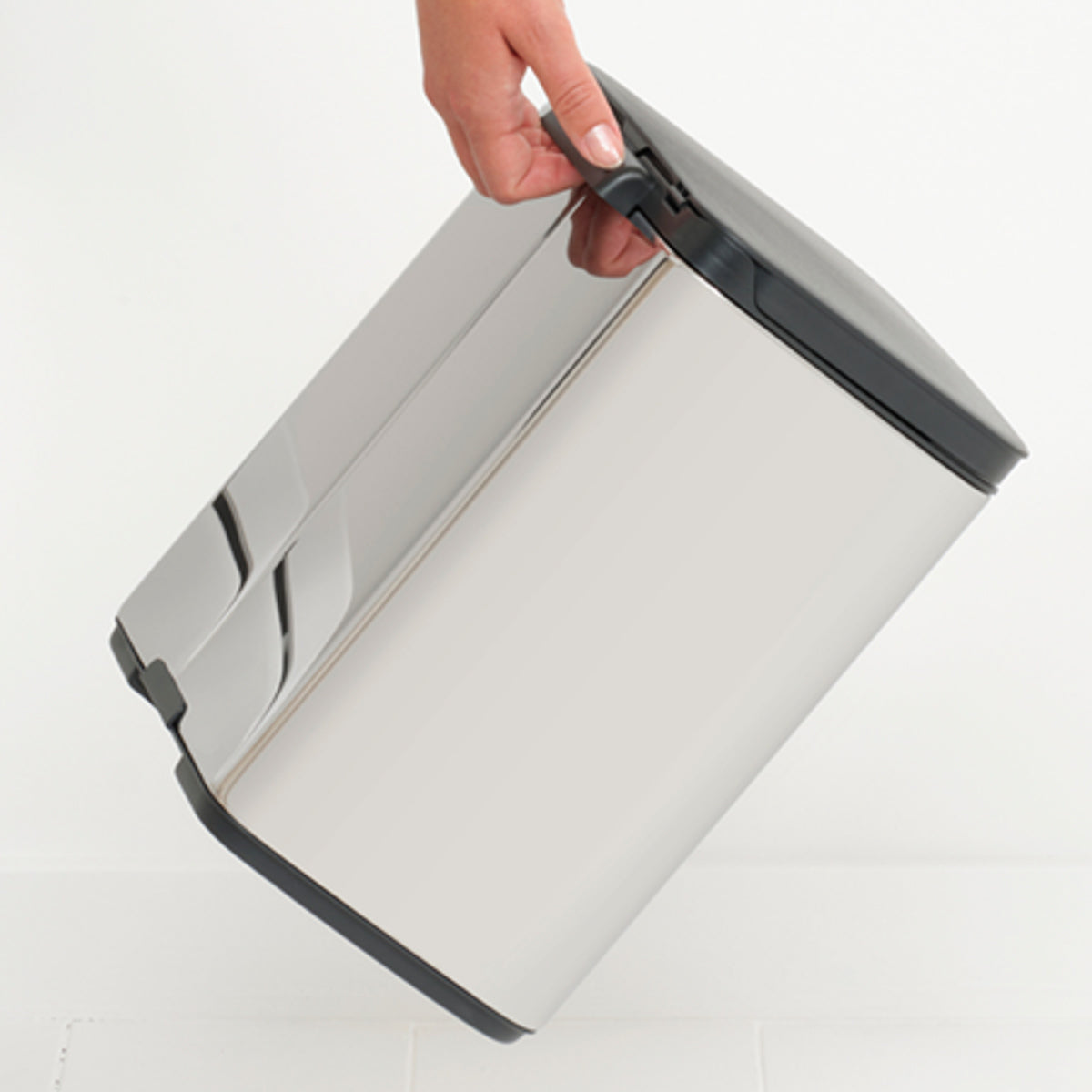 brabantia ゴミ箱 7L オープン式 Bo Waste Bin ブリリアントスチール