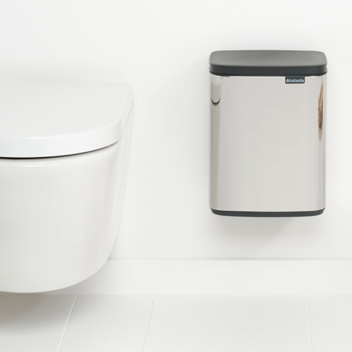 brabantia ゴミ箱 7L オープン式 Bo Waste Bin ブリリアントスチール