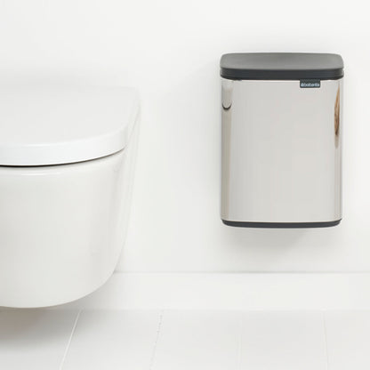 brabantia ゴミ箱 7L オープン式 Bo Waste Bin ブリリアントスチール