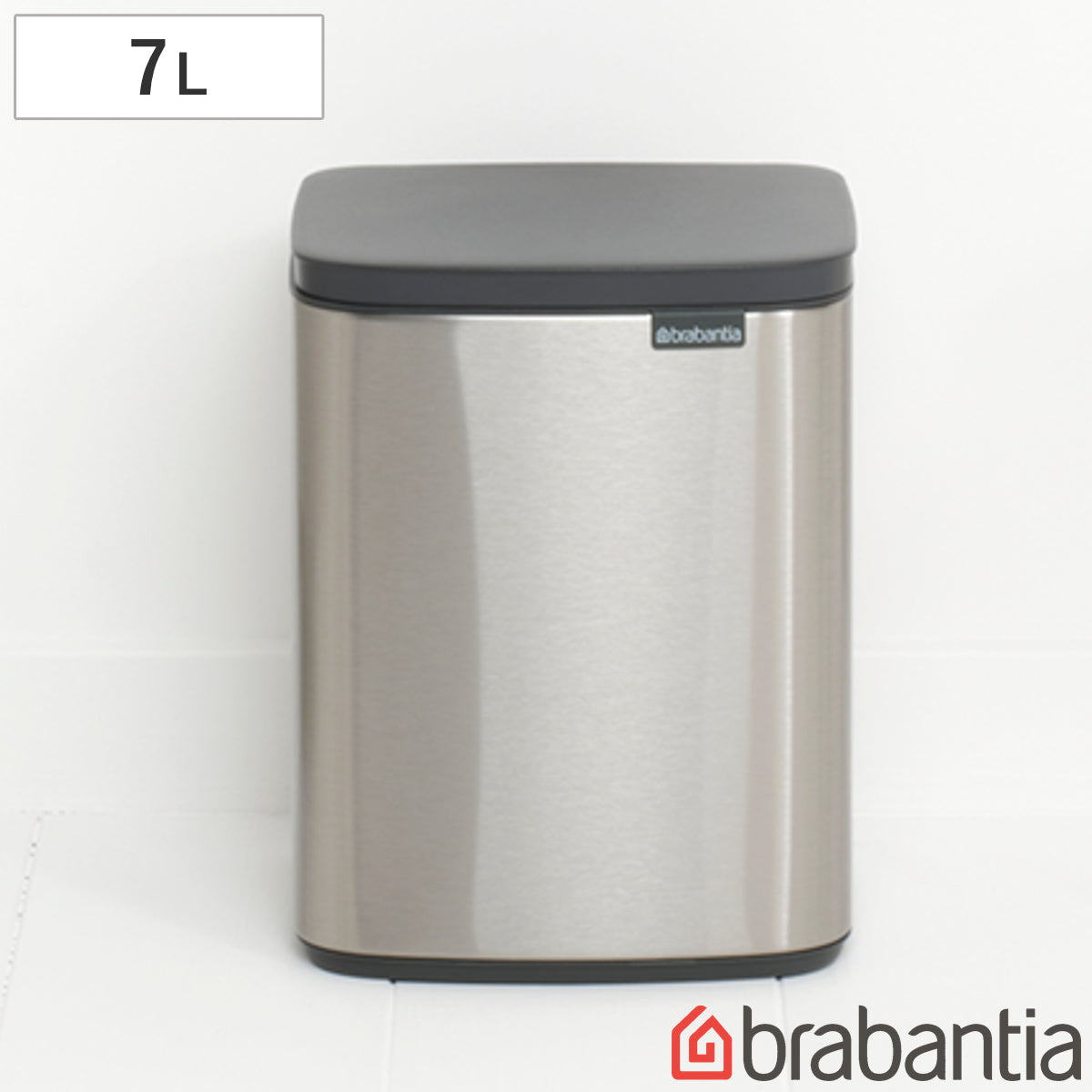 brabantia ゴミ箱 7L オープン式 Bo Waste Bin FPPマット