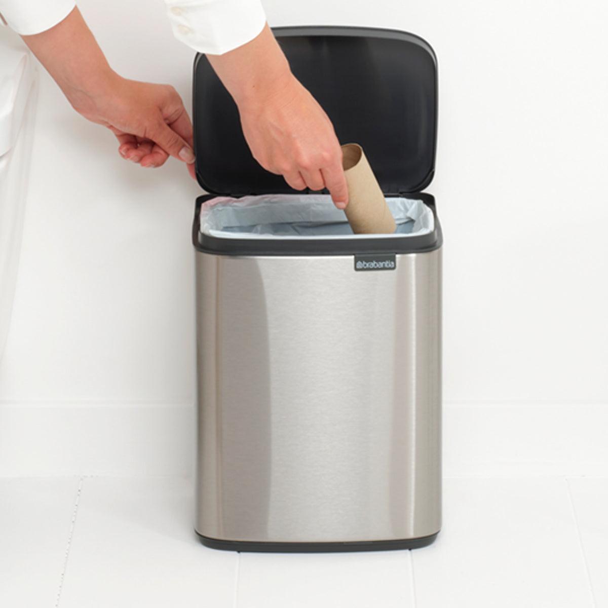 brabantia ゴミ箱 7L オープン式 Bo Waste Bin FPPマット