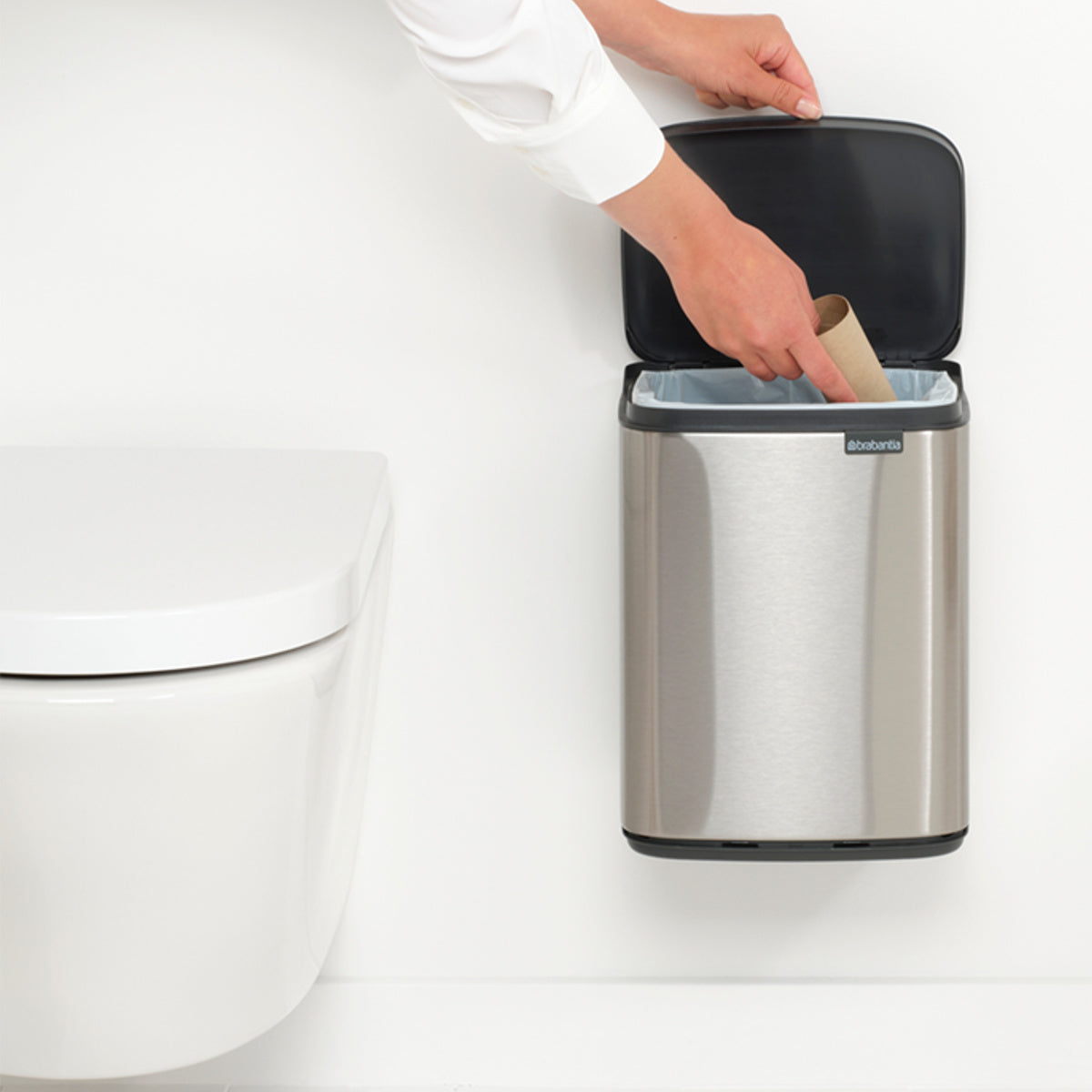 brabantia ゴミ箱 7L オープン式 Bo Waste Bin FPPマット