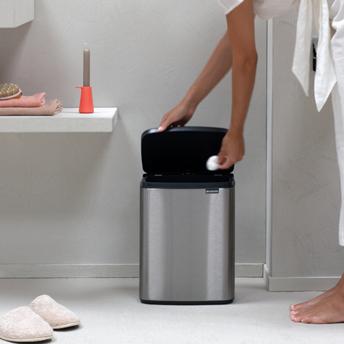 brabantia ゴミ箱 7L オープン式 Bo Waste Bin FPPマット