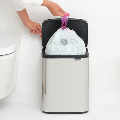 brabantia ゴミ箱 12L オープン式 Bo Waste Bin ブリリアントスチール