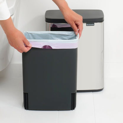 brabantia ゴミ箱 12L オープン式 Bo Waste Bin ブリリアントスチール