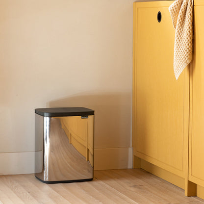 brabantia ゴミ箱 12L オープン式 Bo Waste Bin ブリリアントスチール