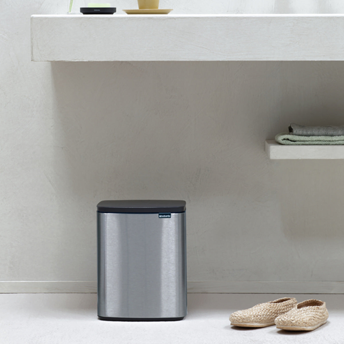 brabantia ゴミ箱 12L オープン式 Bo Waste Bin FPPマット