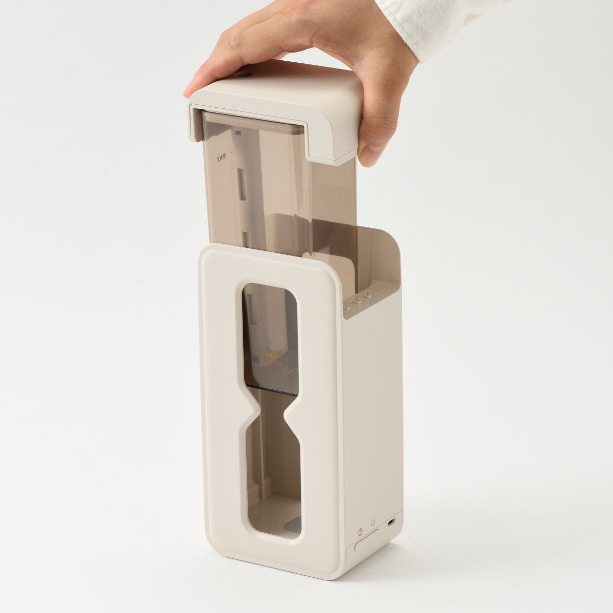BRUNO 卓上加湿器 500ml TIMEFLOW MIST 超音波パーソナル加湿器 砂時計