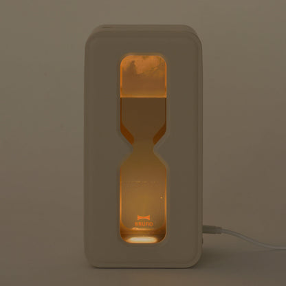 BRUNO 卓上加湿器 500ml TIMEFLOW MIST 超音波パーソナル加湿器 砂時計