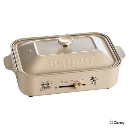 BRUNO コンパクトホットプレート DISNEY たこ焼きプレート付き 蓋付き