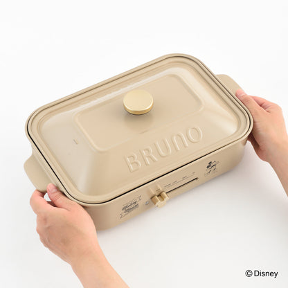 BRUNO コンパクトホットプレート DISNEY たこ焼きプレート付き 蓋付き