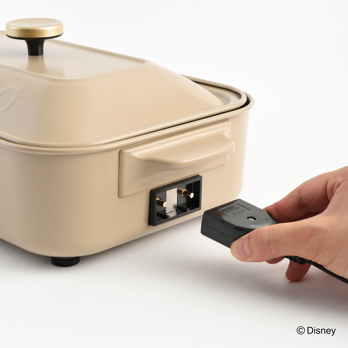BRUNO コンパクトホットプレート DISNEY たこ焼きプレート付き 蓋付き