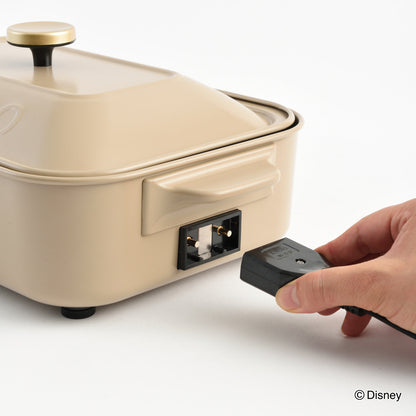 BRUNO コンパクトホットプレート DISNEY たこ焼きプレート付き 蓋付き