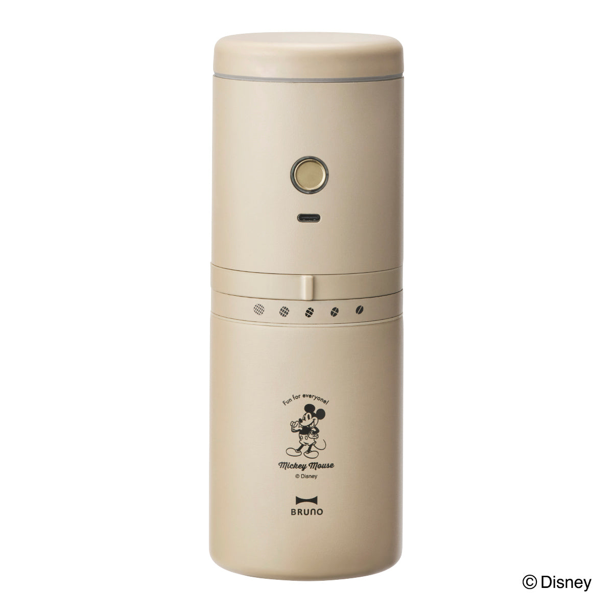 BRUNO コーヒーメーカー DISNEY 真空二重構造 パーソナル電動ミルコーヒーメーカー