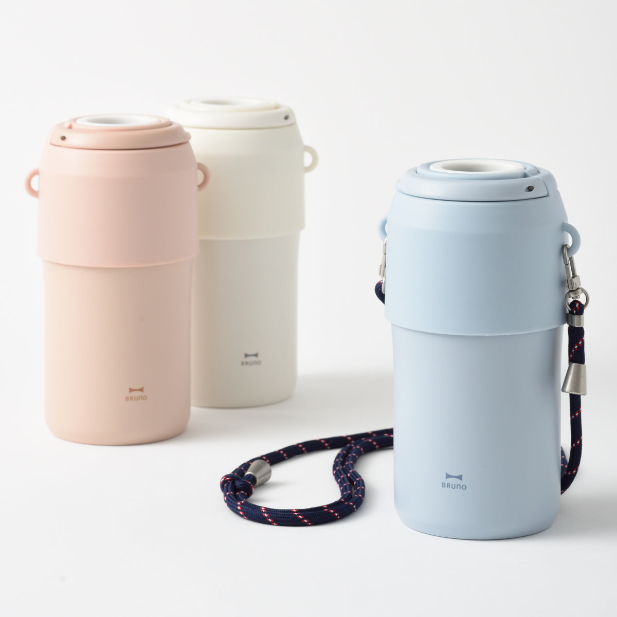 BRUNO ステンレスペットボトルホルダー 500ml 650ml用 ストラップ付き ペットボトルクーラー