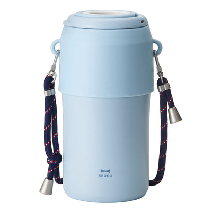 BRUNO ステンレスペットボトルホルダー 500ml 650ml用 ストラップ付き ペットボトルクーラー