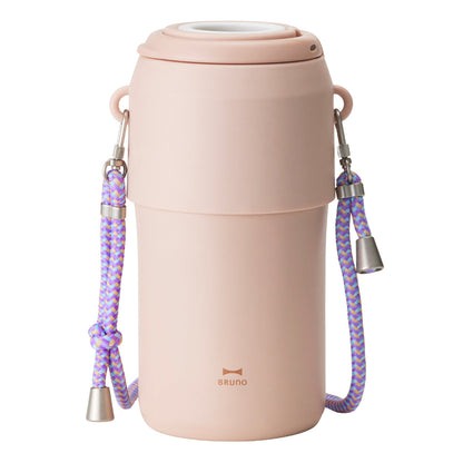 BRUNO ステンレスペットボトルホルダー 500ml 650ml用 ストラップ付き ペットボトルクーラー