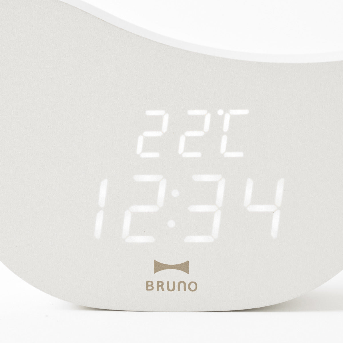BRUNO 置き時計 モチーフクロック 温度計付き
