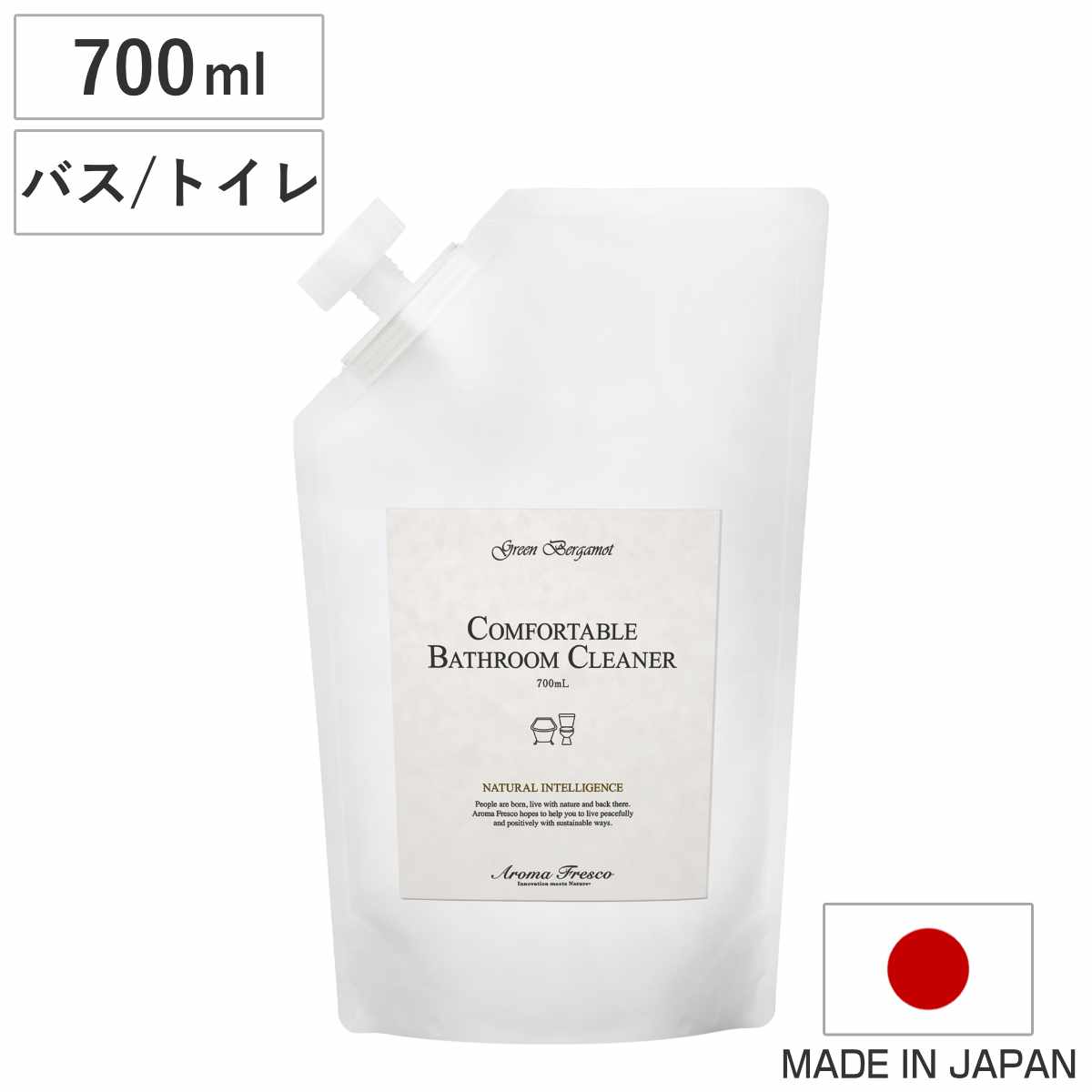 Aroma Fresco 詰め替え用 700mlバスルームクリーナー レフィル