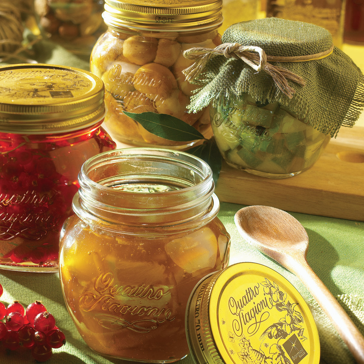Bormioli Rocco ボルミオリ・ロッコ ガラス瓶 250ml Q.S.JAR 250cc