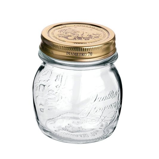 Bormioli Rocco ボルミオリ・ロッコ ガラス瓶 250ml Q.S.JAR 250cc