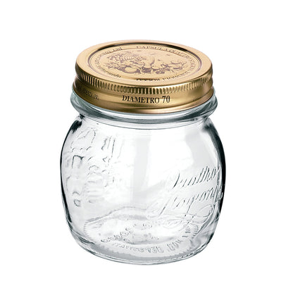 Bormioli Rocco ボルミオリ・ロッコ ガラス瓶 250ml Q.S.JAR 250cc
