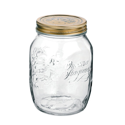 Bormioli Rocco ボルミオリ・ロッコ ガラス瓶 700ml Q.S.JAR 700cc