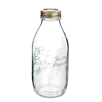 Bormioli Rocco ボルミオリ・ロッコ ガラス瓶 1L Q.S.JAR 1000cc