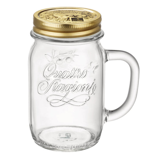 Bormioli Rocco ボルミオリ・ロッコ ガラス瓶 415ml Q.S.ドリンキング ジャー 415cc