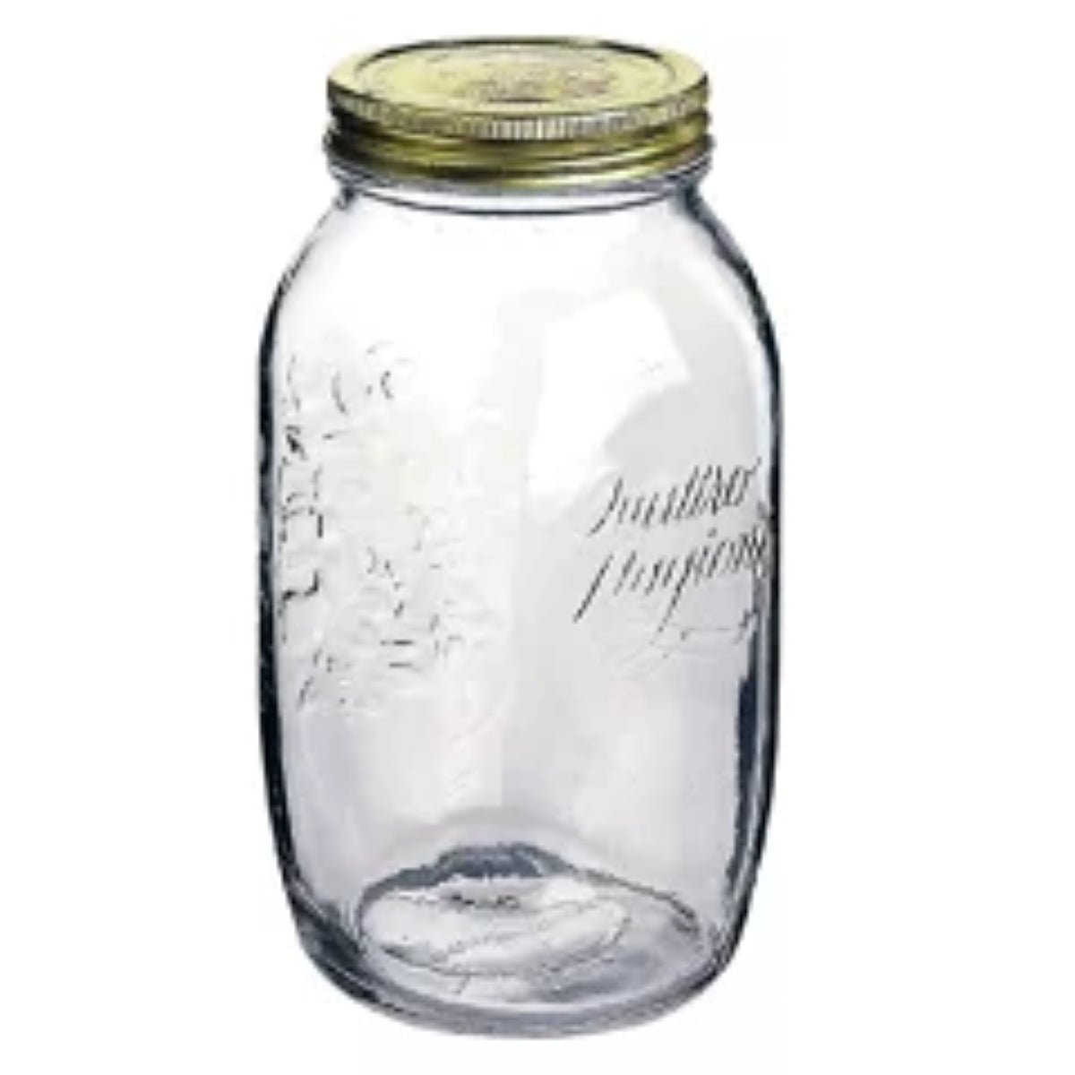 Bormioli Rocco ボルミオリ・ロッコ クアトロスタッジオーニ ジャム瓶 メタルキャップジャー 1500ml ガラス製
