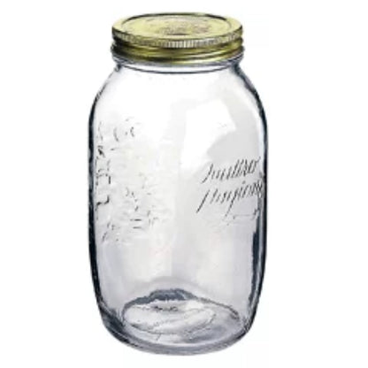 Bormioli Rocco ボルミオリ・ロッコ クアトロスタッジオーニ ジャム瓶 メタルキャップジャー 1500ml ガラス製