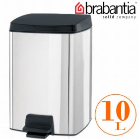 brabantia（ブラバンシア） レクタングラー　ペダルビン　10Ｌ　クローム
